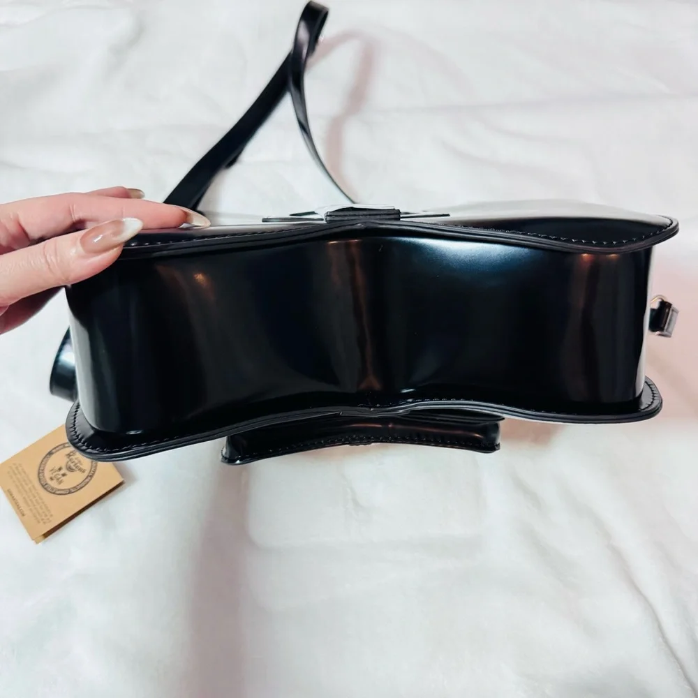 Dr. Martens Vegan Bow Bag in Black Oxford - NWT